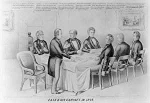 Cass & his cabinet in 1849 Cass & his cabinet in 1849