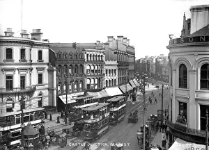 Trams In Northern Ireland Prints: Castle Junction, Belfast