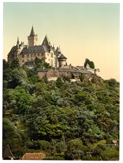 German Historical Images Prints: The castle, Wernigerode, Hartz, Germany
