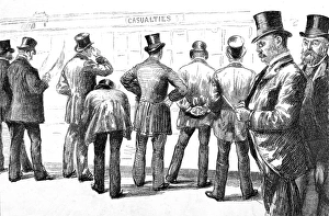 The Casualties Board at Lloyds of London, 1886 The Casualties Board at Lloyds of London, 1886