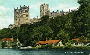 Prints of The Cathedral, Durham, County Durham, England. Date: 1911 Durham Prints: The Cathedral, Durham Print, 1911