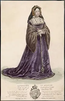 HenryVIII Prints: Catherine of Aragon Print - 1st Wife of Henry VIII