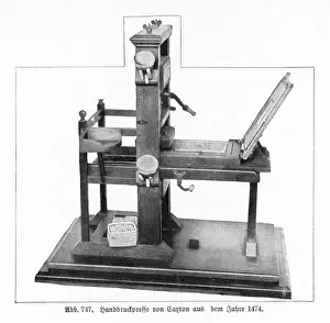 William Caxton Prints: CAXTONs PRESS 1474