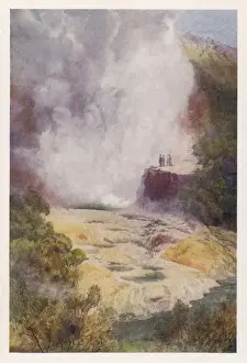 New Zealand Geothermal Sites Prints: CHAMPAGNE CAULDRON