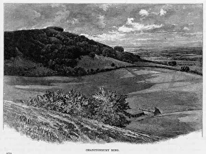 West Sussex Landmarks Prints: Chanctonbury Ring