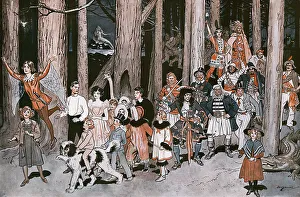 Characters of Peter Pan by H. M. Brock Characters of Peter Pan by H. M. Brock