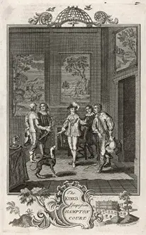 Hampton Court History Prints: Charles Flees Hampton Ct