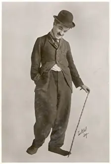 Charlie Chaplin Print by Mary Evans