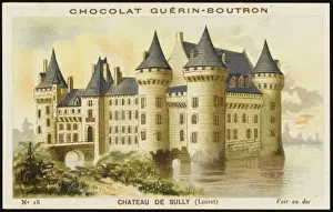 19th Century French Architecture Prints: Chateau De Sully