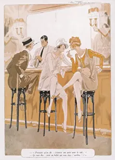 Mary Evans Prints Online Shop Prints: Chatting at the Bar