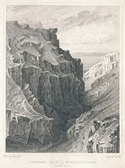 Somerset Landscape Prints: Cheddar Gorge