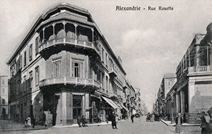 Chemist at the corner of Rue Rosette in Alexandria, Egypt Chemist at the corner of Rue Rosette in Alexandria, Egypt