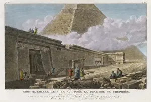 Chephren Pyramid Prints: Chephren Pyramid & Cave