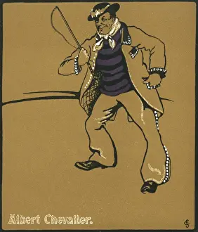 Albert Chevalier Music Hall Print circa 1900