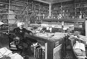 French Chemist History Prints: Chevreul, in his Study