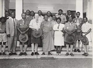 Chief Scout Sir Charles Maclean in Ghana, West Africa Chief Scout Sir Charles Maclean in Ghana, West Africa