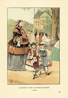 Children in the Tuileries Gardens, 1859 Children in the Tuileries Gardens, 1859