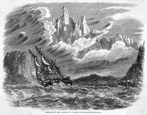 Historical Maritime Images Prints: Chile Straits Magellan