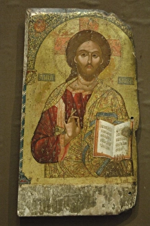 Christ Pantocrator, by Onufer Qiprioti, 16th-17th century. O Christ Pantocrator, by Onufer Qiprioti, 16th-17th century. O