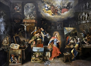 Christ in the Studio by Frans Francken the Younger (1581-164 Christ in the Studio by Frans Francken the Younger (1581-164