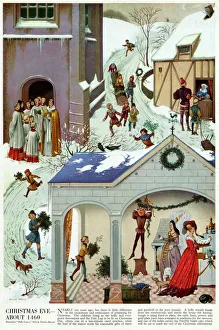 Christmas Eve - about 1460 by Pauline Baynes Christmas Eve - about 1460 by Pauline Baynes