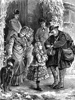 Country House Scene Prints: Christmas post