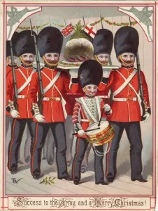 Victorian Christmas Traditions Prints: Pudding for the Army
