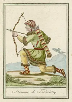 Chukchi Hunter Print by Russian Photographer