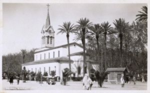 Church and Square, Boufarik, Blida Province, Algeria Church and Square, Boufarik, Blida Province, Algeria