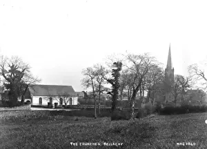 The Churches, Bellaghy Print - Early 20th Century View