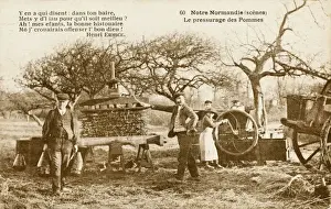 Normandy Cider Press - A Comparative Print