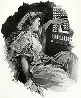 A Circassian Woman Print, 1913