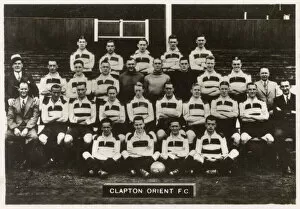 Images Dated 27th June 2017: Clapton Orient FC football team 1936