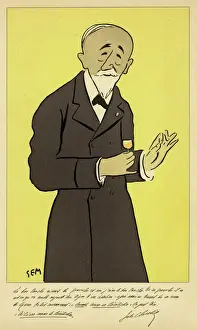 Jules Claretie Print, French Writer and Director