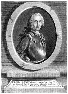 Claude de Forbin Print, 18th-century engraving