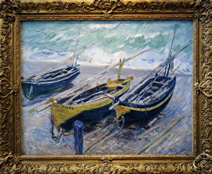 Claude Monet (1840-1926). Three Fishing Boats, 1886 Claude Monet (1840-1926). Three Fishing Boats, 1886