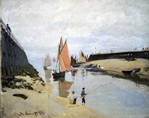 Claude Monet (1840-1926). The Harbour at Trouville, 1870 Claude Monet (1840-1926). The Harbour at Trouville, 1870