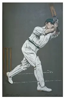 Australian Cricketer Prints: Clement Hill - Cricketer