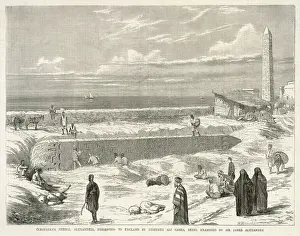 Battle Of The Nile Prints: Cleopatras Needle