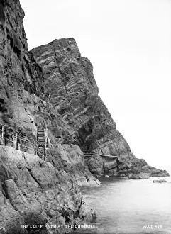 Irish Coastal Views Prints: Cliff Path at the Gobbins