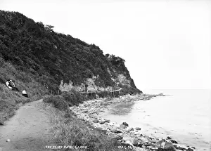 County Antrim Coastline Prints: The Cliff Path, Larne