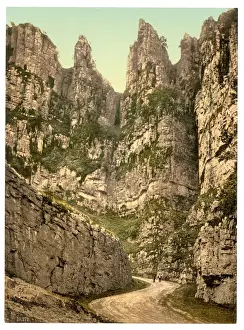 Old England Landscapes Prints: Cliffs, I, Cheddar, England