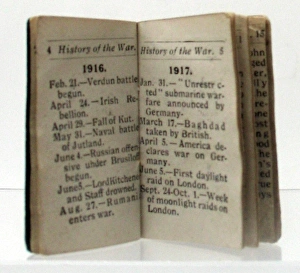 Cloth bound miniature History of the Great War Cloth bound miniature History of the Great War