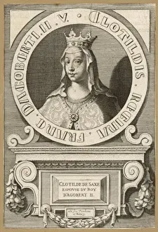 Medieval Royalty Images Prints: Clotilde De Saxe