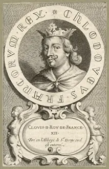Medieval French Monarchs Prints: CLOVIS II