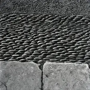 Cobbled Path Print, St Ives, Cornwall