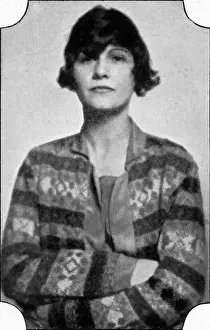 Prints of Parisian dress designer Gabrielle Coco Chanel (1883-1971). 1927 Coco Chanel Prints: Coco Chanel 1927 Parisian Dress Print