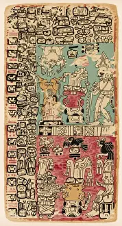 Maya Calendar Print Plate xxii