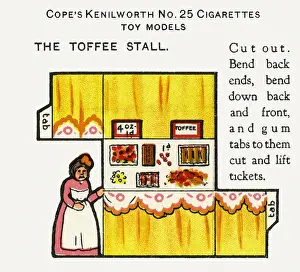 Antique Cigarette Cards For Sale Prints: Coffee stall