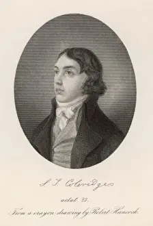 Print of Samuel Taylor Coleridge at 23 years old